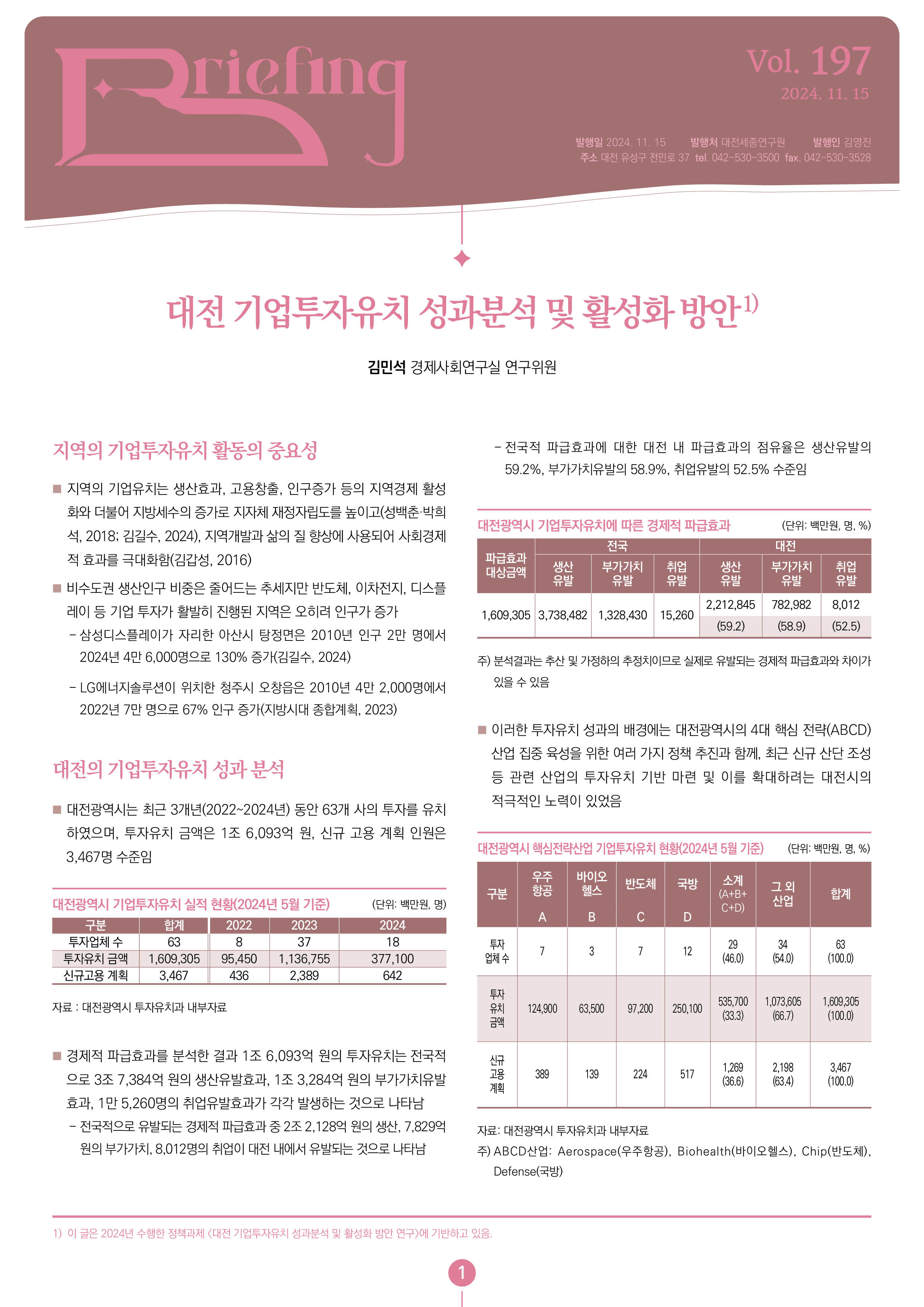 BRIEFING 제197호